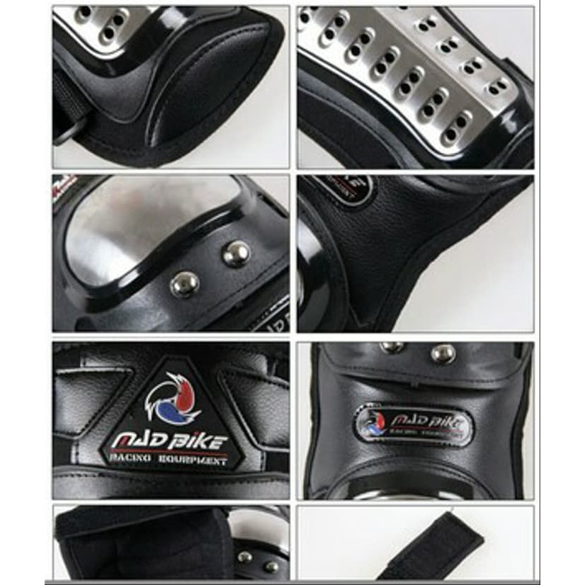 Dekker Deker MADBIKE Knee Elbow Protector Besi Stainless Keren Kokoh Kuat Pelindung Lutut Siku kaki