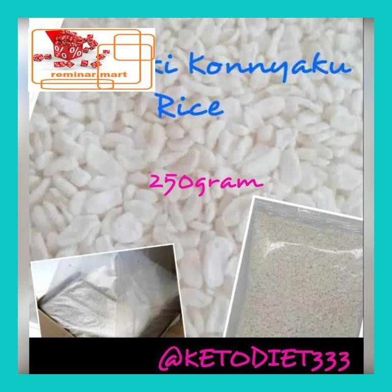 

S0Bers Low Carbs Shirataki Konnyaku Rice/ Beras Shirataki Rendah Kalori 250Gr Ric0S50B