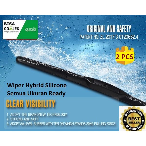 Wiper Mobil Hybrid SIlicone Toyota Calya 22 16