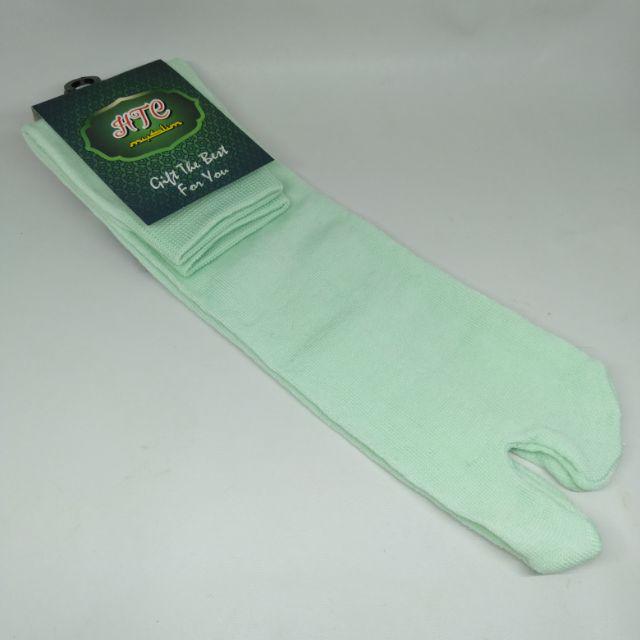 KAOS KAKI MUSLIMAH Jempol Polos Bukan Soka | Kaos kaki Panjang dan Tebal Murah Polos bisa Pilih Warna Premium-Kaos Kaki MINT