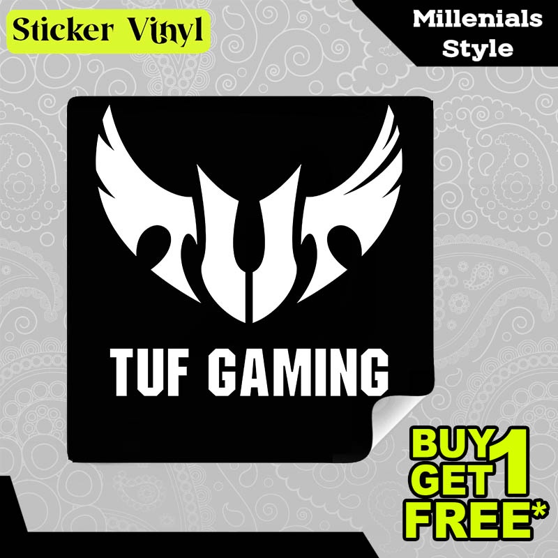 Stiker Sticker Asus TUF Gaming Alliance Team Game Esports Desain Keren dan Kekinian Aesthetic Bahan 