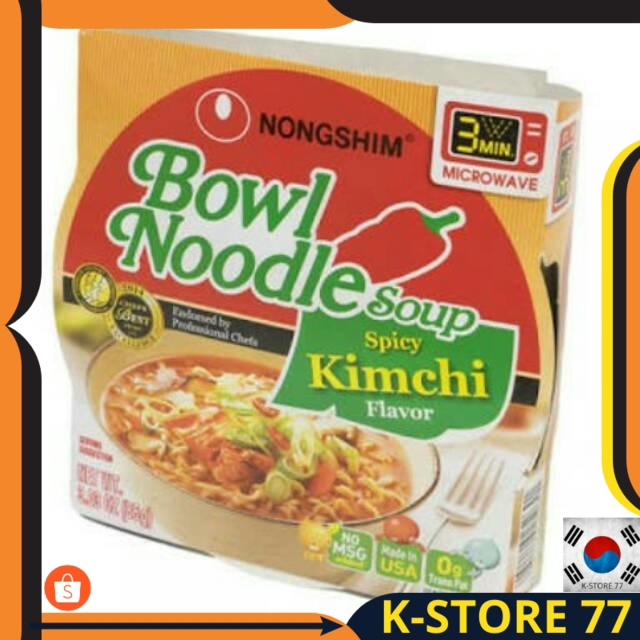 

MAKANAN KOREA/KOREAN FOOD/MIE KOREA INSTANT NONGSHIM BOWL NOODLES - SPICY KIMCHI RAMYEON PEDAS