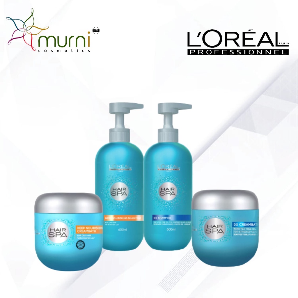 L'OREAL HAIRSPA SHAMPOO 600ML | CREAMBATH 500ML