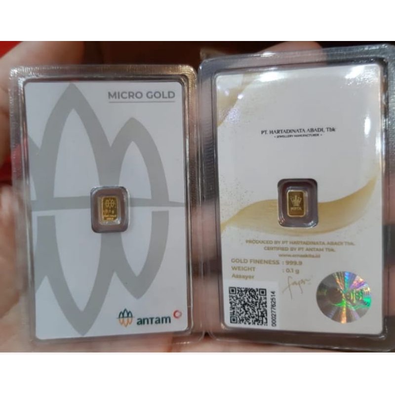 Logam Mulia Micro Gold 0,1 Gram