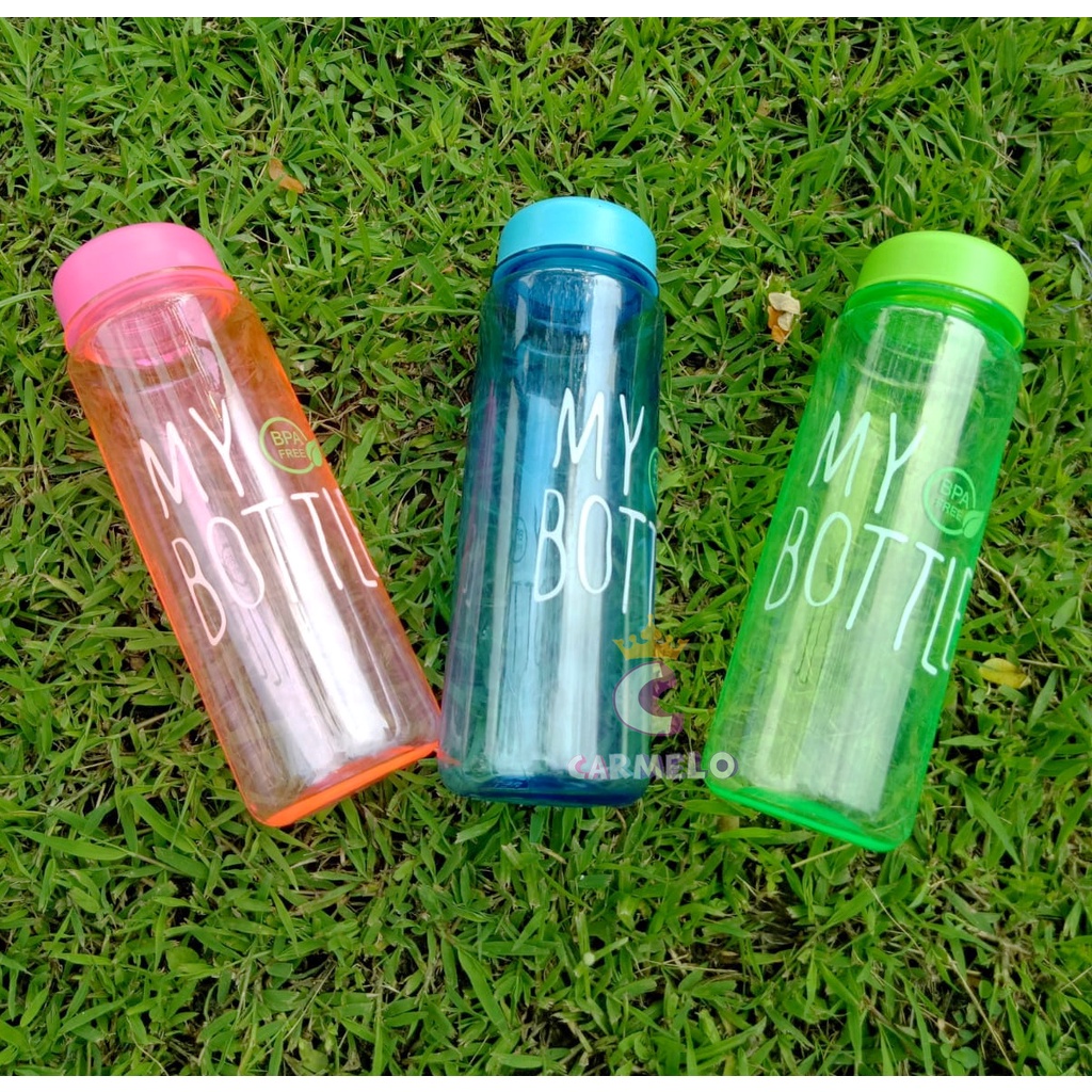 Botol Minum Plastik BIGGY 500ml / Botol Minum 500ml / Souvenir / Sehat / Hadiah / My Bottle 500ml / 