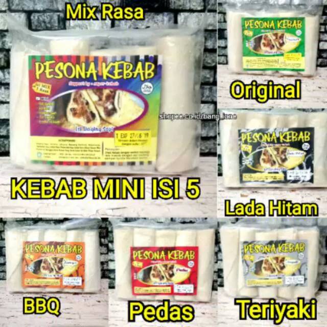 

Pesona Kebab mini isi 5