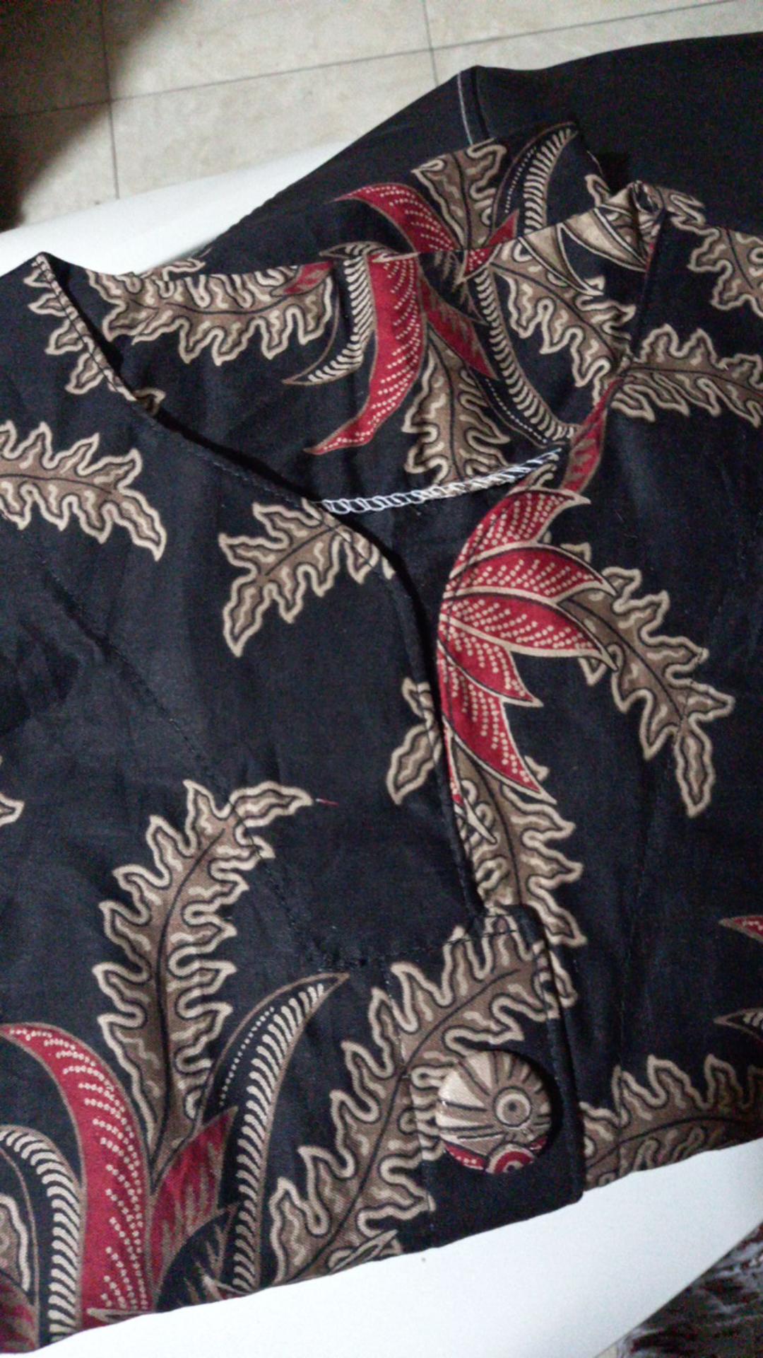 Maura Couple - Sania Ruffle Batik Couple Ori Ndoro Jowi Garansi Termurah Shopee - Batik Modern Solo