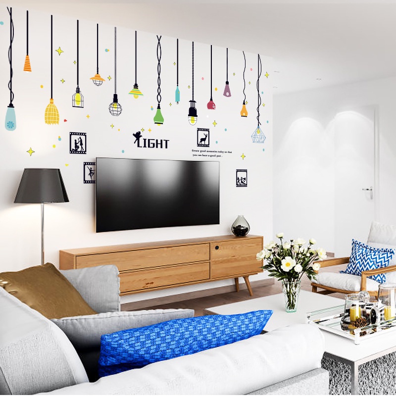 Reliza Wall Sticker Light Lampu Gantung SK9344 Stiker Dinding