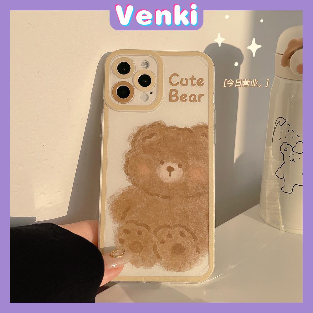 Casing Silikon Iphone 13 Pro Max 12 Pro Max 11 Pro Max 7 Plus Xr Xs Max 13x11 Pro Max Motif Brown Bear