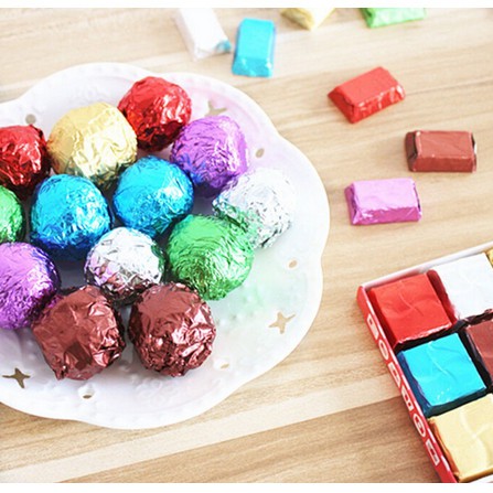 Aluminum Foil Chocolate/Candy Wrappers (100pcs)