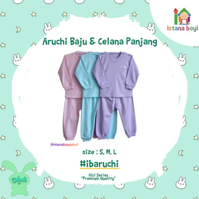 Aruchi Celana Panjang - WARNA SML 6 -24  Bulan/Aruchi baby/aruchi pakaian bayi/celana bayi murah