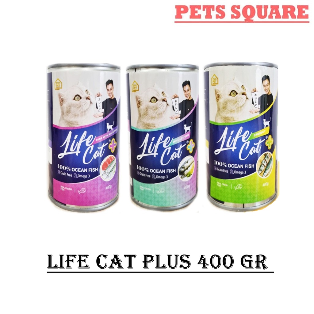 LIFE CAT PLUS 400gr All Varian (EKSPEDISI)