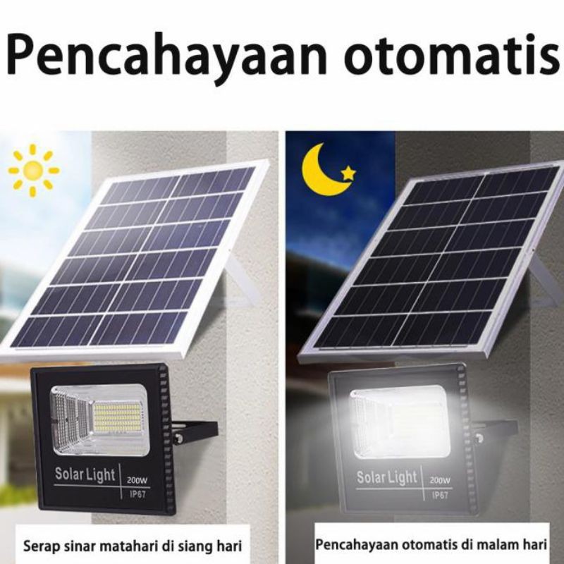 Lampu taman tembak tenaga Surya Solar Lamp Waterproof Sunpro Ip66 60W  Lampu Taman