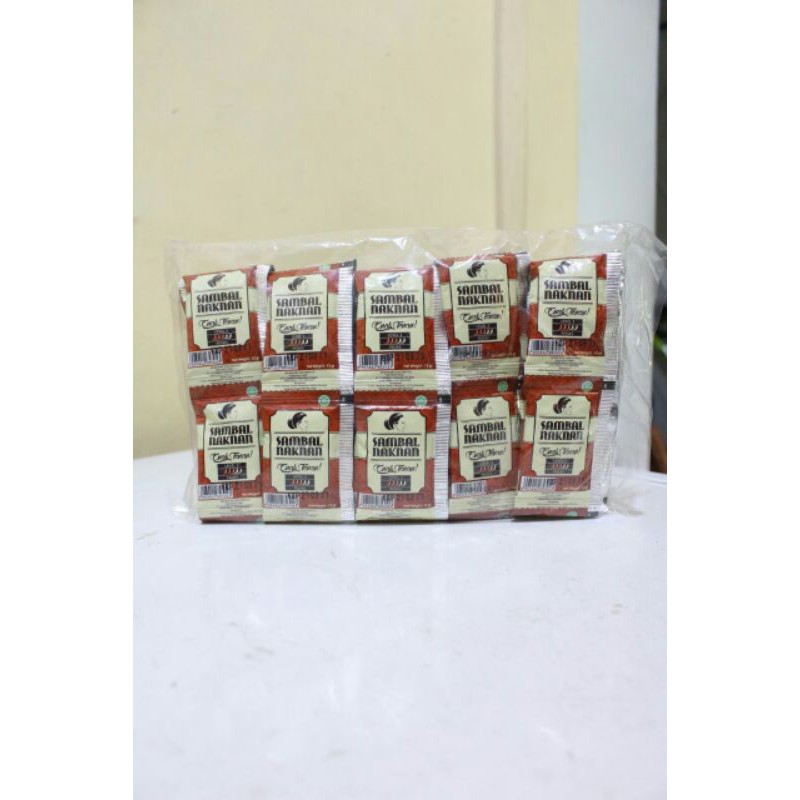 

Sambal Naknan sachet Lv.3 1 Pack Isi 50 Pcs.