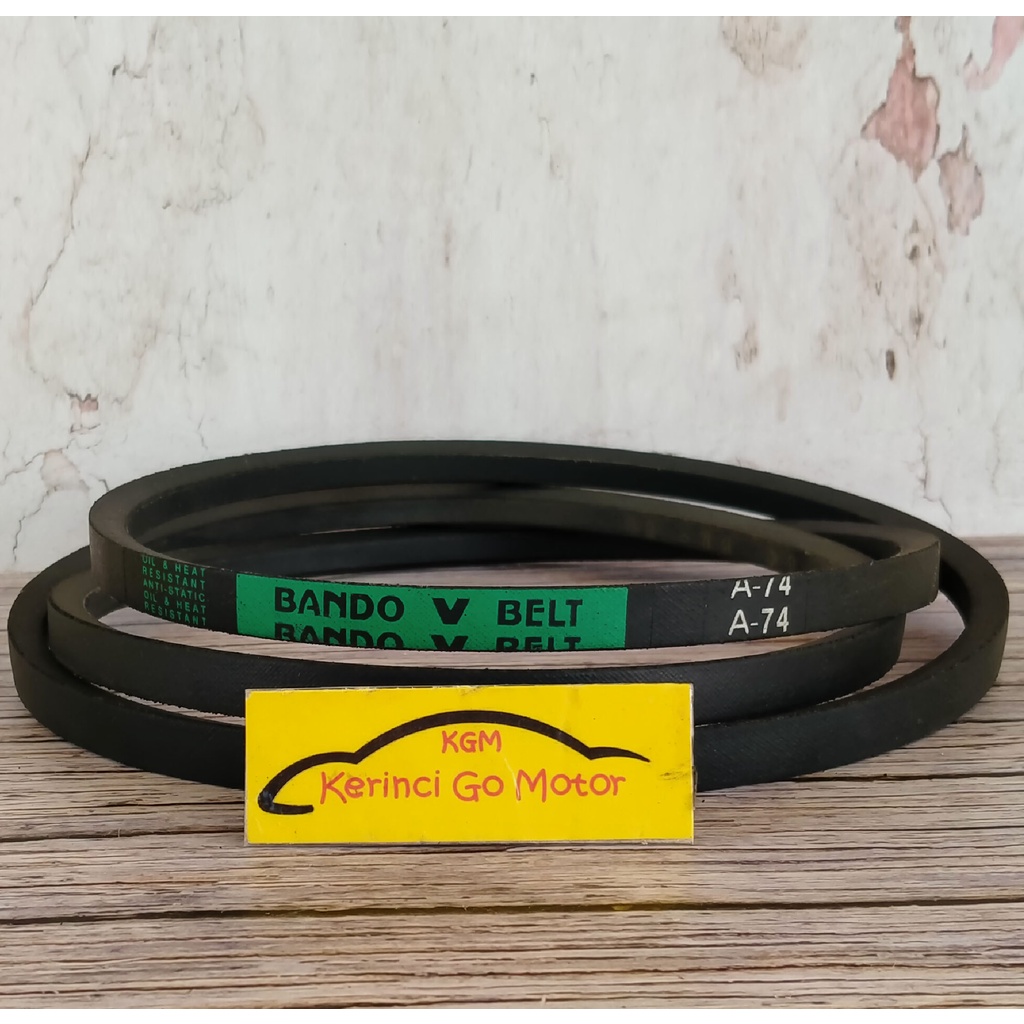 BANDO VAN BELT A-74 V BELT TALI KIPAS A74 FAN BELT VANBELT POLOS A-74