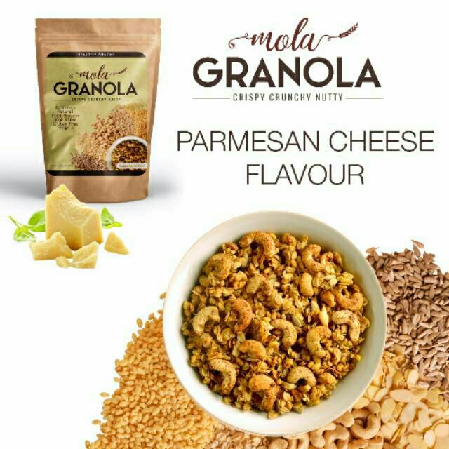 

Mola granola parmesan cheese