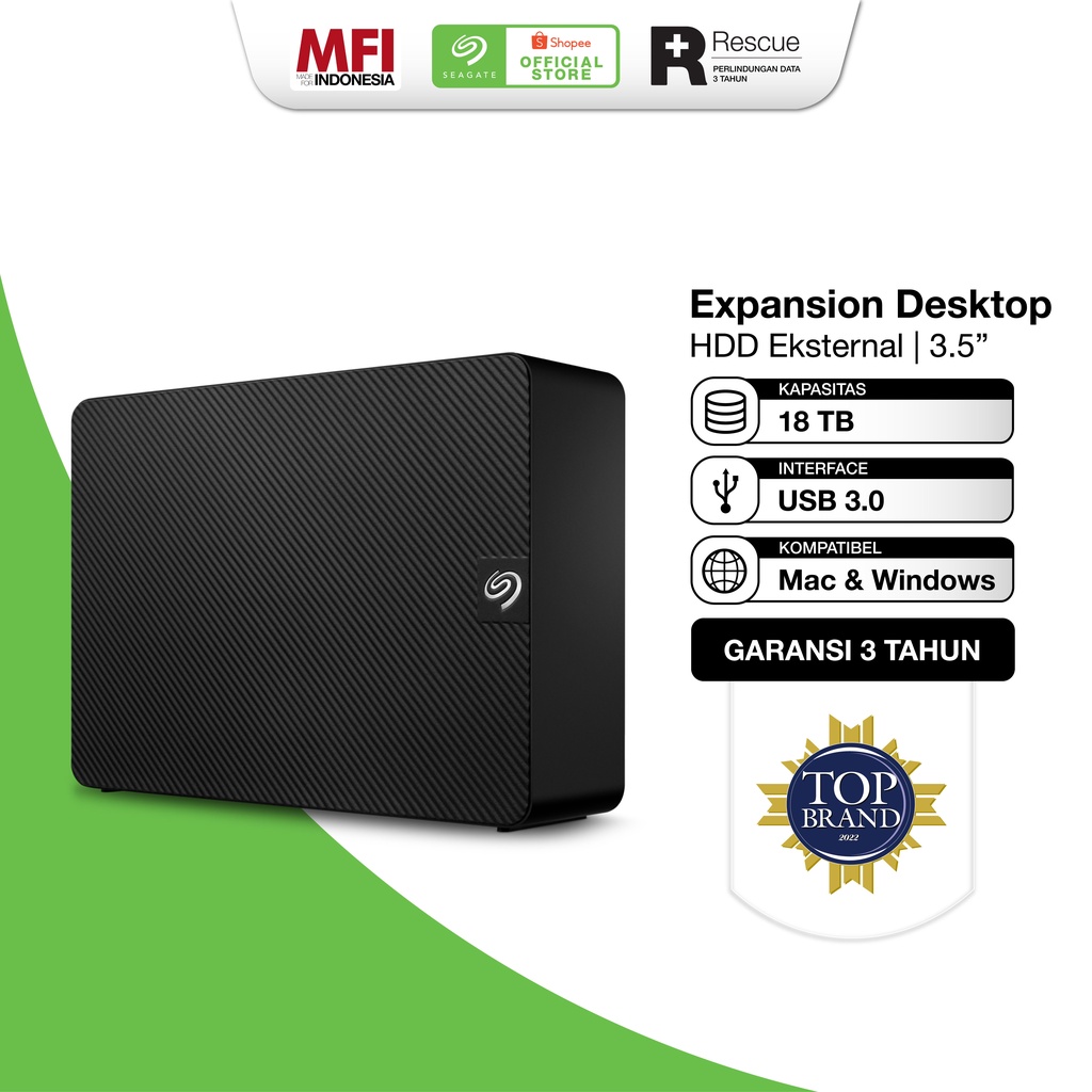Seagate Expansion Desktop HDD / Hardisk Eksternal 18TB USB3.0
