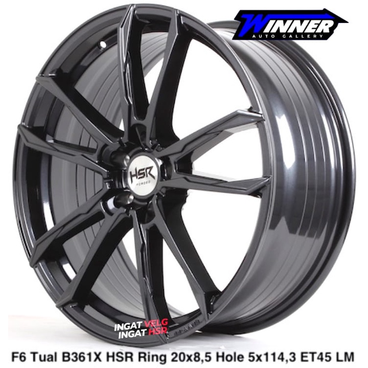 VELG FORGED HSR RING 20 FG TUAL - VELG HRV ALMAZ SONET SILVIA DLL