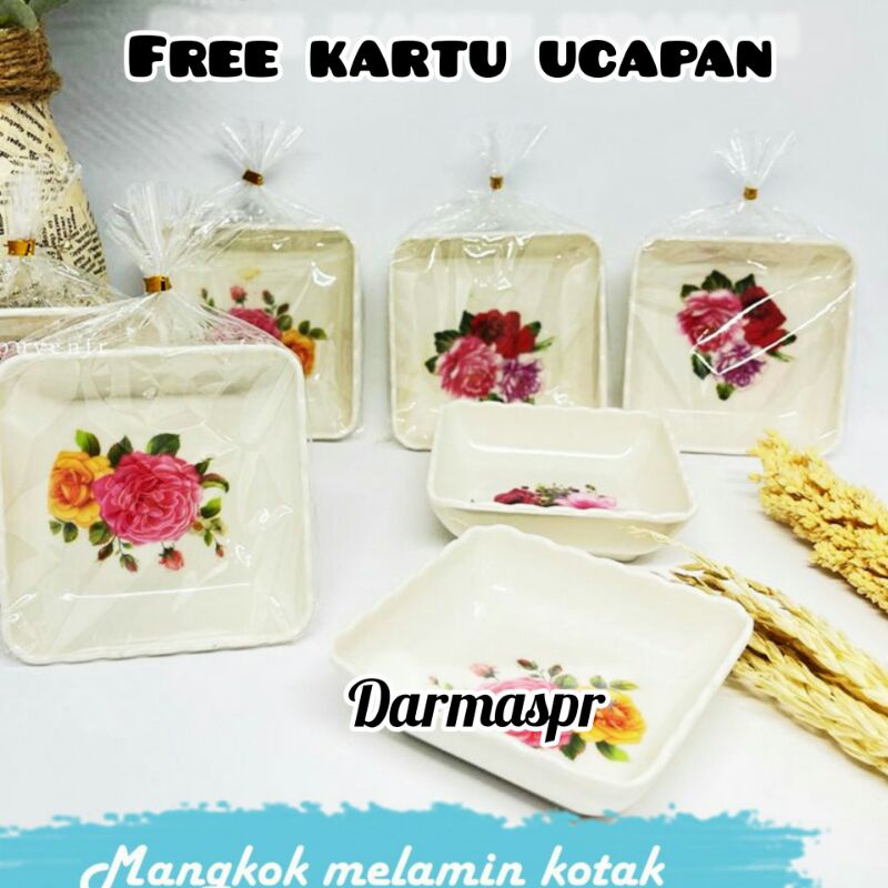 Mangkok melamin kotak kemasan plastik