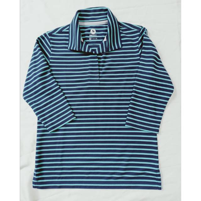 Baju Kaos Poloshirt Wanita Marmot Lengan 3/4 Baju Olahraga Jogging Running