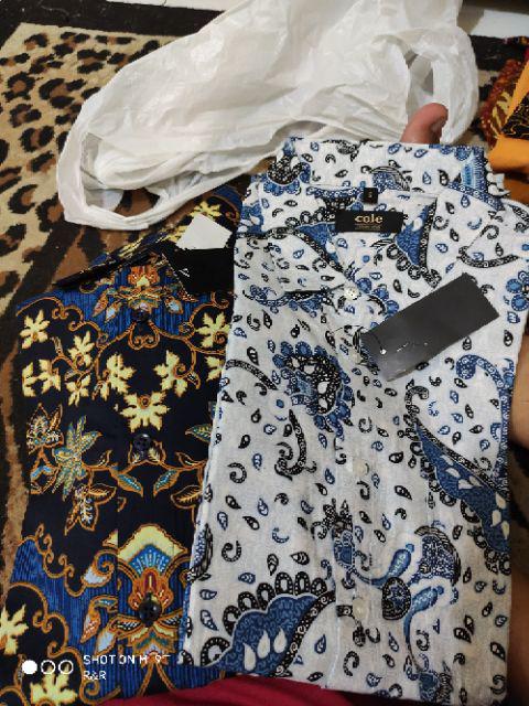 [hal. 1 Dr 2] Kemeja Batik Pria Merk Cole Original Branded Matahari Fulltag.