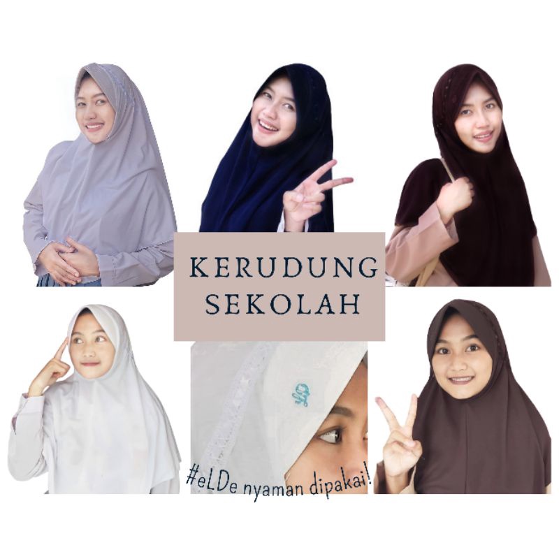 Kerudung Sekolah Rabbani KW SD SMP SMA