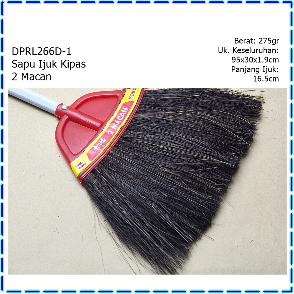 DPRL266D-1 Sapu Ijuk Kipas 2 Macan