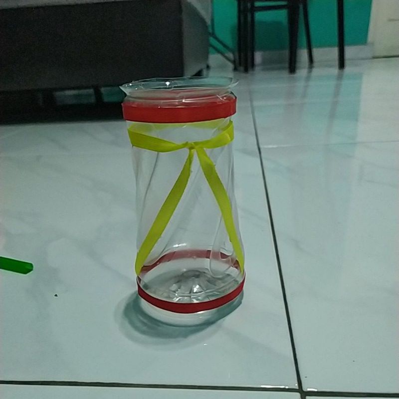 pot botol bekas atau prakarya atau vas botol bekas