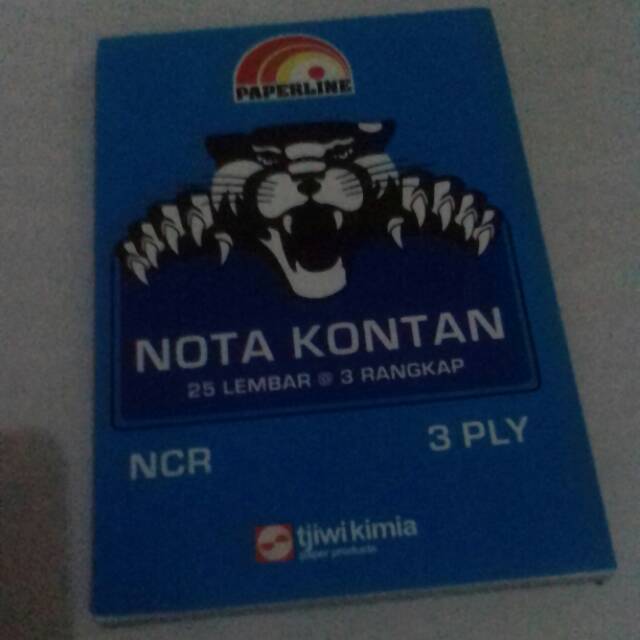 

Nota kontan Paperline isi 25lembar 3 rangkap