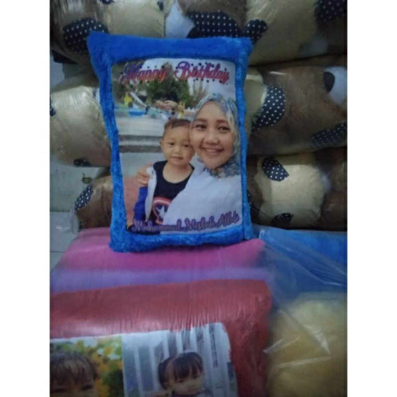 (bisa foto sendiri..!!) BANTAL  FOTO CUSTOM RASFUR