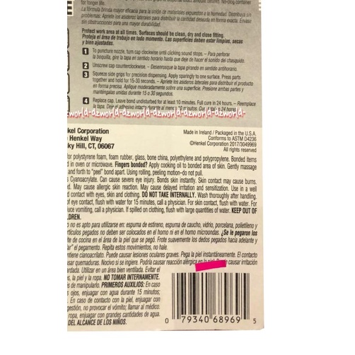

☑ Loctite Super Glue Ultra Liquid Control Lem Serbaguna Perekat 4gr ✿