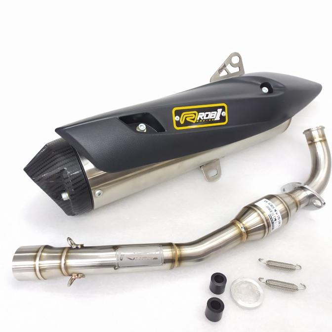 KNALPOT ROB1 ALL NEW NMAX AEROX CONNECTED STANDART RACING ROB1 NMAX