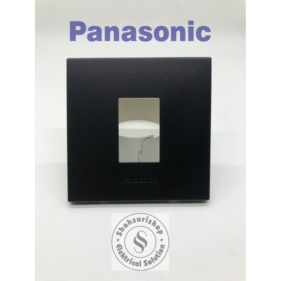 FRAME SINGLE PANASONIC BLACK STYLE WESJ78019B HITAM