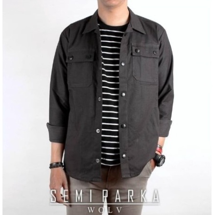 Trucker Jacket || Jaket Semi Parka || Size M - XXL #TRS