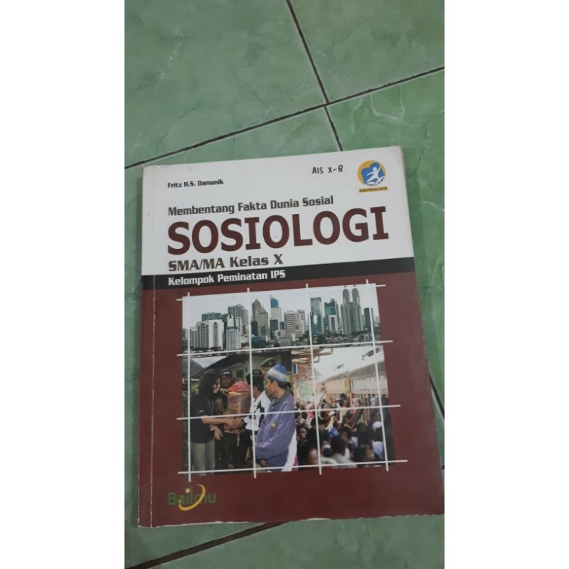 BUKU SOSIOLOGI BAILMU SMA KELAS 1/ KELAS 10