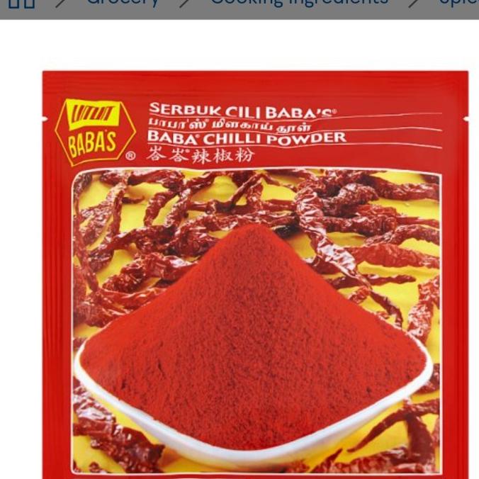 

#####] babas chilli powder bumbu cabai India