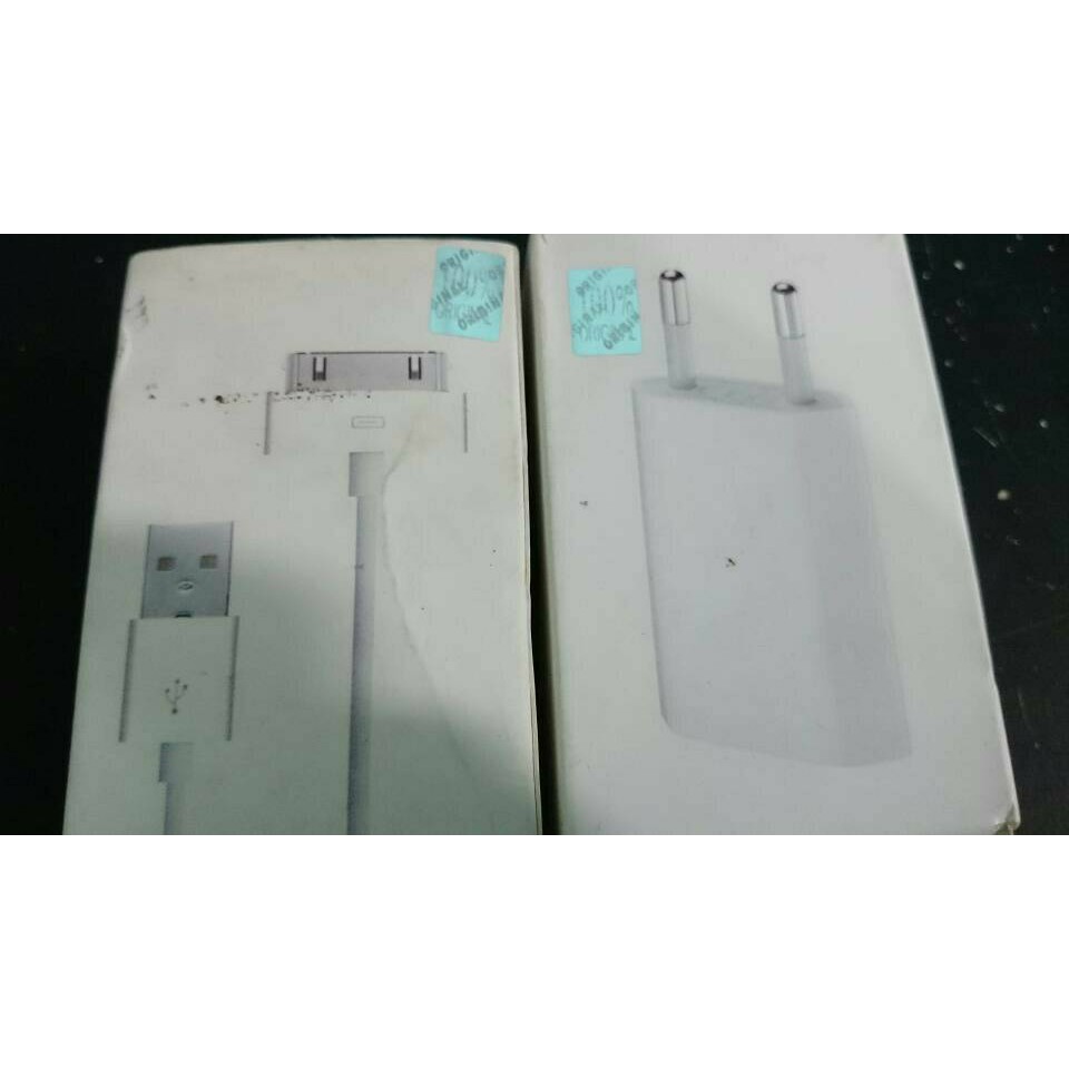 TbB[ CHARGER/KEPALA ADAPTER/KEPALA CHARGER/CHARGER IPHONE 4 ORI 100% ]OnC
