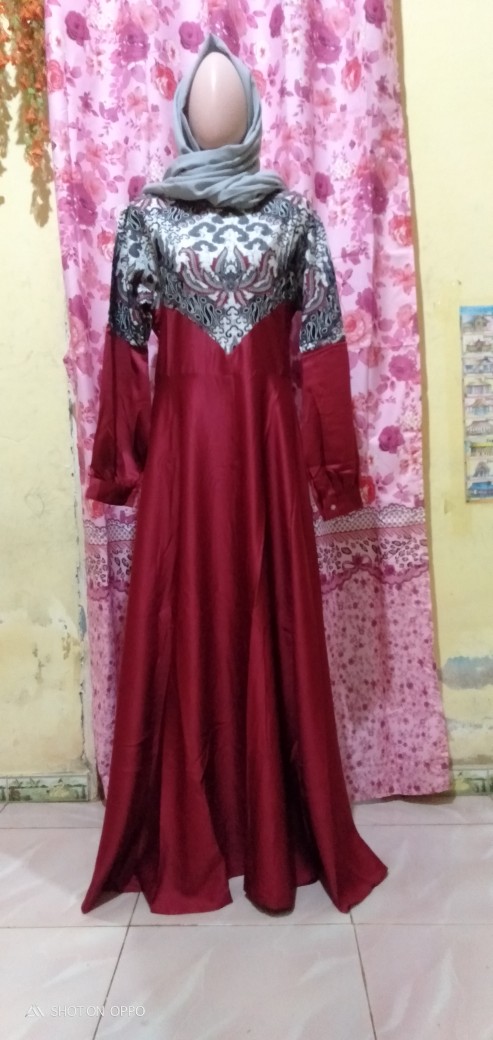 Maura Couple Sania Ruffle Batik Couple Ori Ndoro Jowi Garansi Termurah