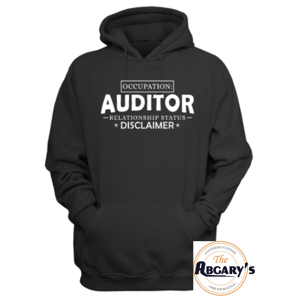 JAKET HOODIE PROFESI AUDITOR OCCUPATION RELATHIONSHIP STATUS DISCLAIMER