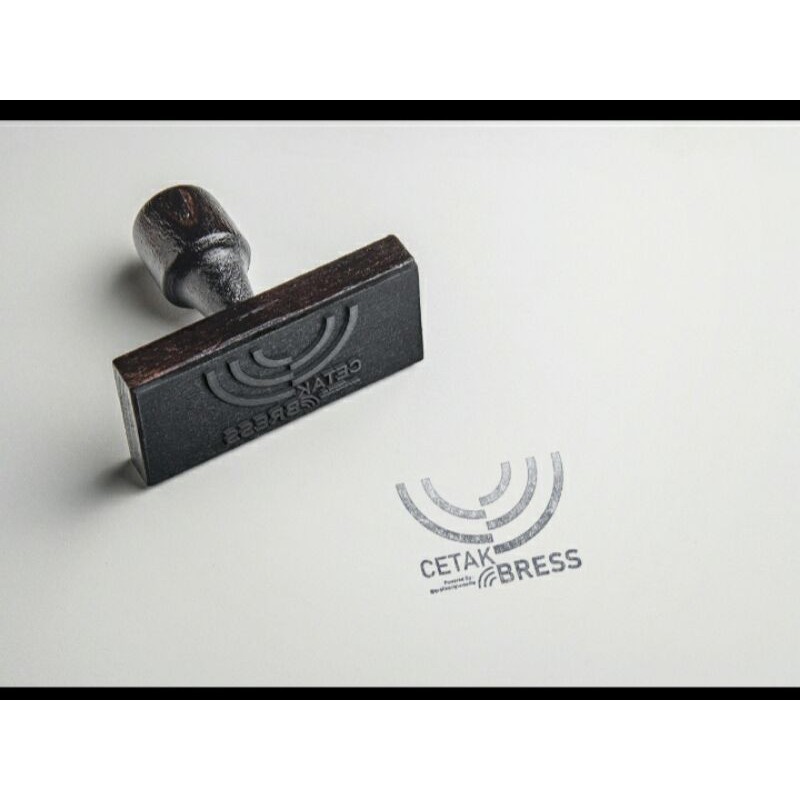 

stempel kayu, logo nama desaign custom sesuai selera