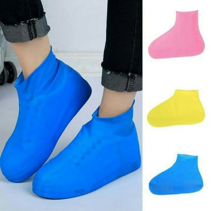 Raincov Colour Silicon Cover Pelindung Sepatu 3 Pasang
