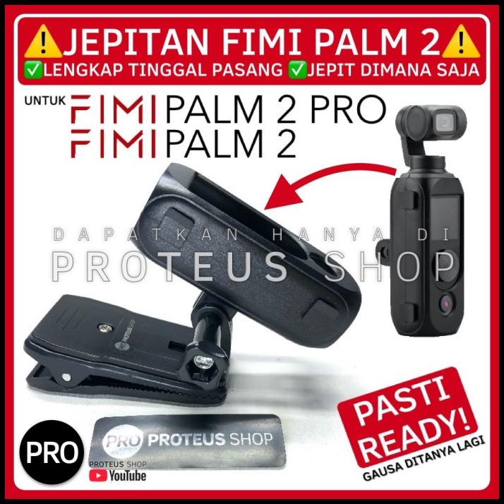Clamp Jepit Ransel Fimi Palm 2 Pro Tas Topi Clip Mount Bracket Bag