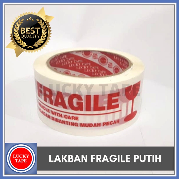 

Jual Lakban Fragile Jangan Dibanting Barang Mudah Pecah 48Mm X 72M - Putih Terlaris