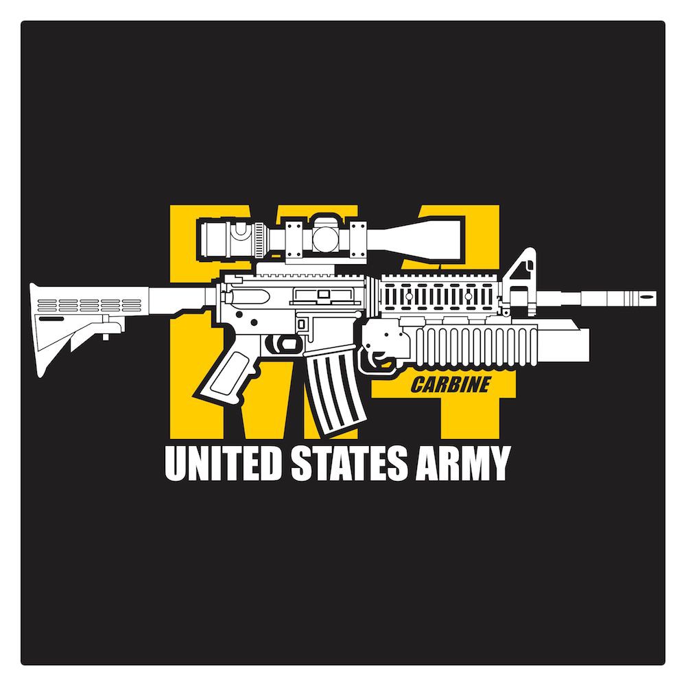 Carbine M4 Series 10 Cutting Sticker