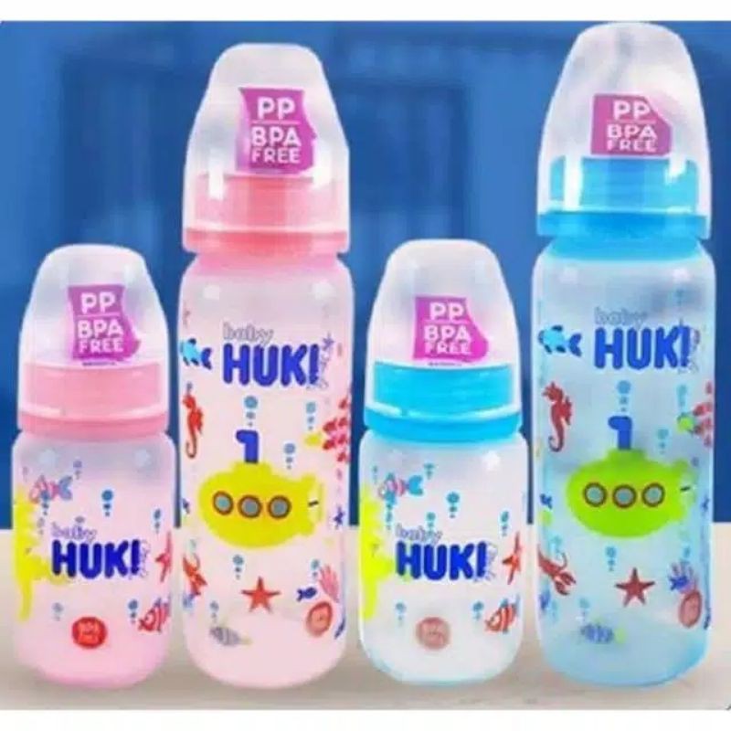 Botol susu huki 240ml dot gepeng / huki baby 240ml / botol susu bayi huki 240