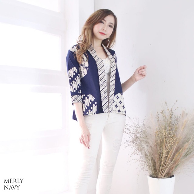 MERLY OUTER  STANDAR JUMBO  Outer  Batik  Wanita Luaran 