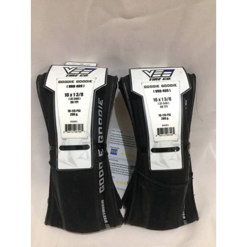 Ban sepeda 16 x 1 3/8 16-349 Vee Tire Co GOODIE GOODIE