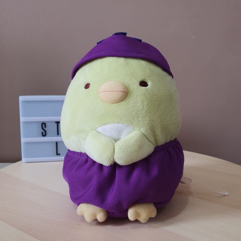 BONEKA SUMIKKO GURASHI PENGUIN EGGPLANT PLUSH ORIGINAL SUMIKKO GURASHI