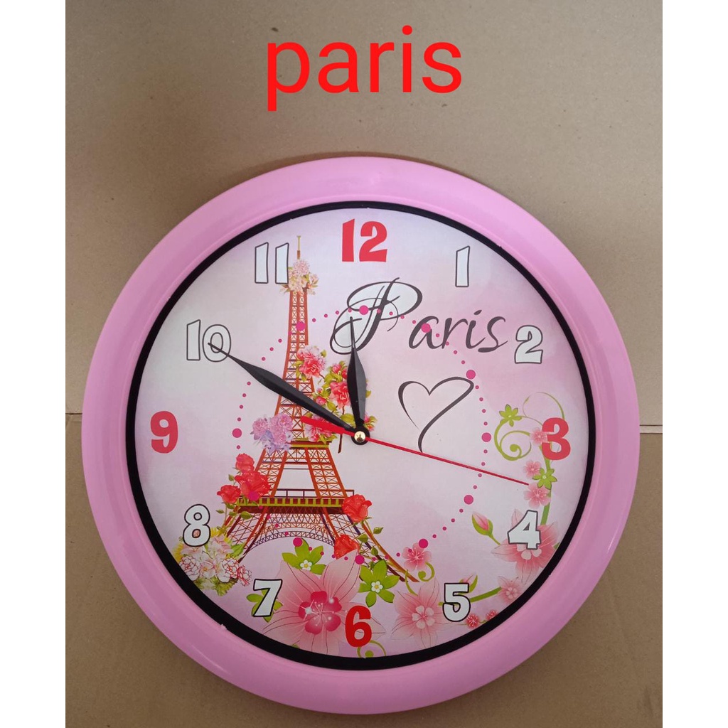 Jam dinding Pink Karakter