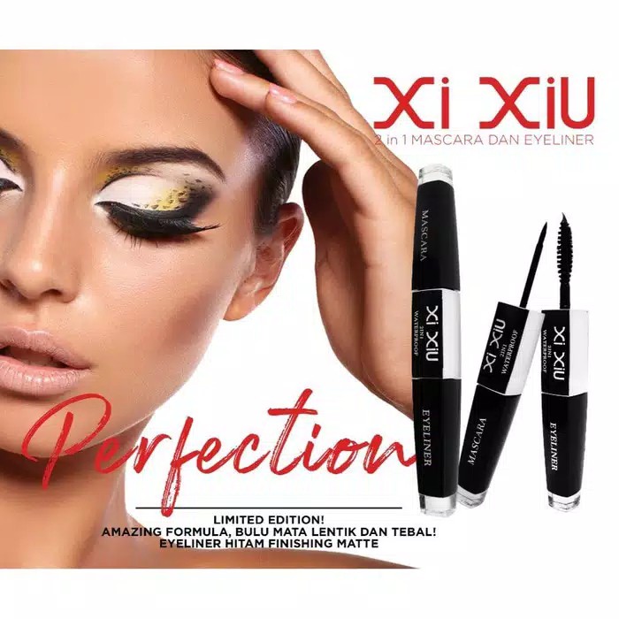 ❣️Rakkistore99❣️ Xi Xiu Divine 2in1 Mascara &amp; Eyeliner / 2in1 Mascara &amp; Eyeliner (100% Original)